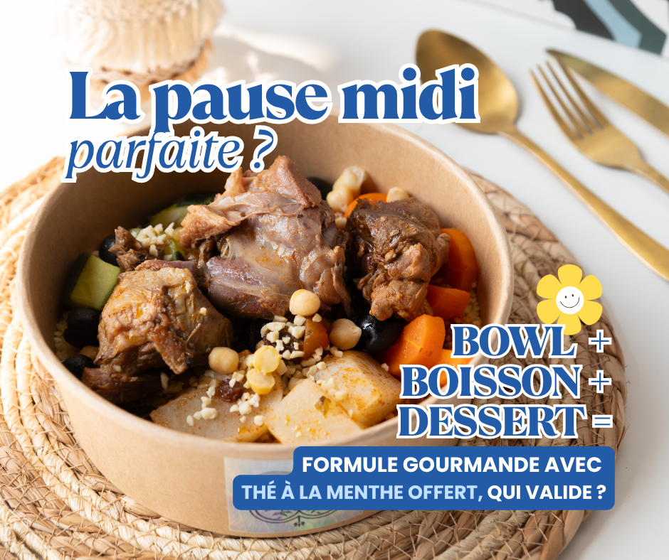 Menu poké bowl livraison Reims