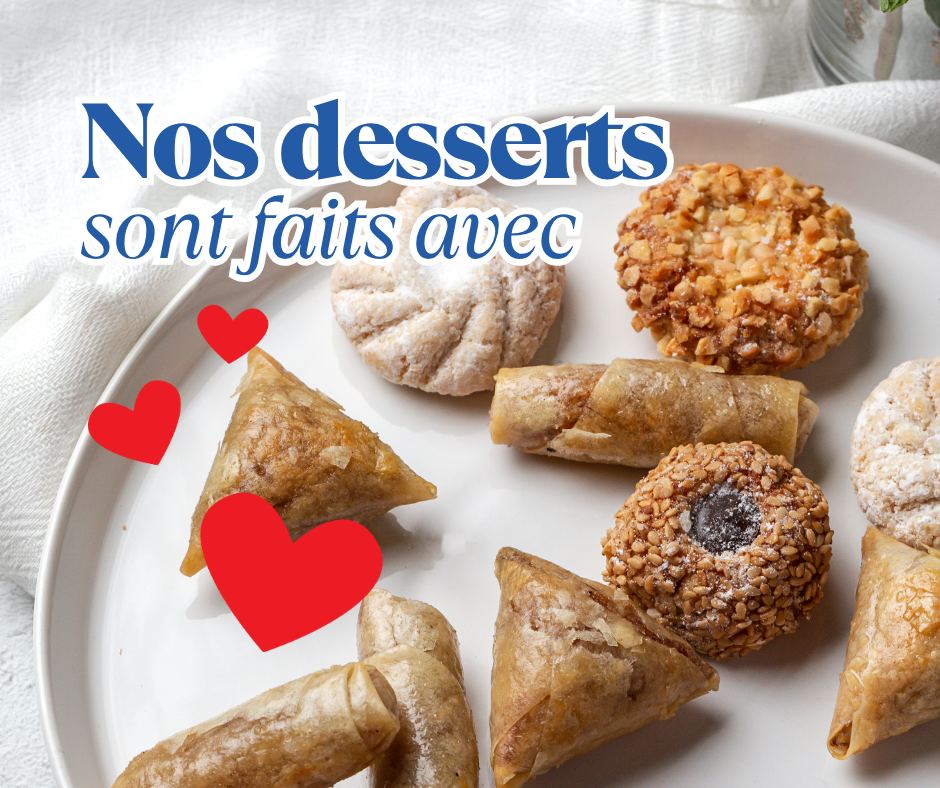Desserts orientaux pâtisseries Reims