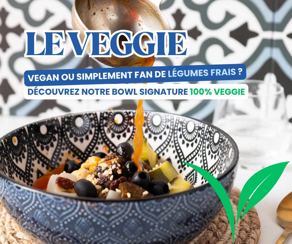 Poké bowl végétarien livraison Reims